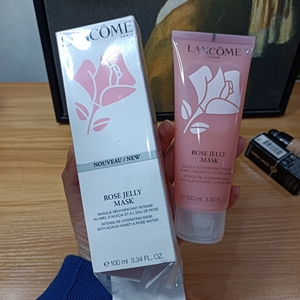 lancome兰蔻清滢玫瑰果冻啫喱睡眠补水面膜100ml,全