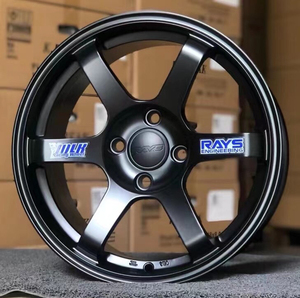 飞度te37轮毂15寸四孔4×100,7j,et35,白色哑