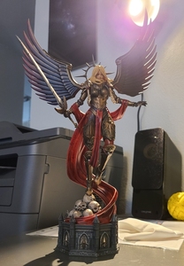 战锤战争修女活圣人战锤40k战斗修女模型白模手办