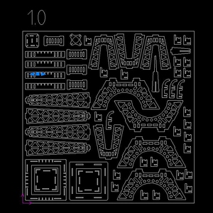 线切割 激光切割 立体拼图cad电子版图纸 不锈钢工艺品3d