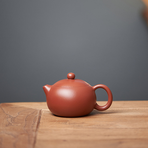 秋月小西施壶180ml马小琴手工制原矿朱泥宜兴紫砂经典送礼茶具