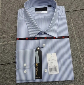 蝶矢choya男士免烫衬衫格子衬衫条纹衬衫纯色衬衫休闲商务正