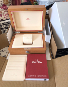 欧米茄手表盒omega高档实木盒子欧米茄手表包装盒礼盒证书收