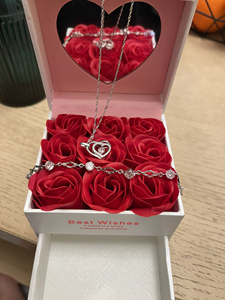 全新 best wishes 礼盒手链项链 送朋友送女友都可