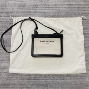 巴黎世家balenciaga帆布风琴信封包斜挎包