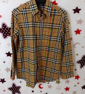 burberry博柏利彩虹条纹长袖衬衫 老花满印针织开衫