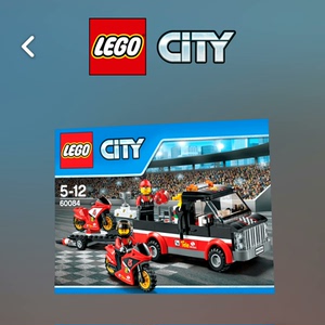 乐高LEGO 60084 摩托赛车运输车 专柜正品 已停产