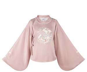 兰若庭 汉服 太平有象s码明制马面白金色马面裙正版白菜汉服