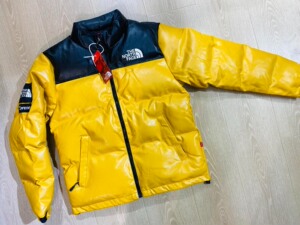 the north face北面 全新皮羽绒服 m码 码数买