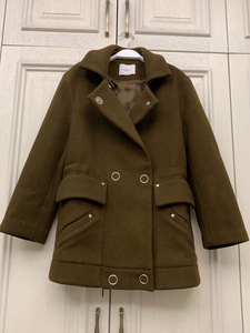 伊芙丽eifini深棕色大衣