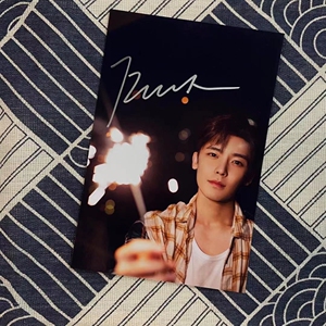 侯明昊亲笔签名照片节假日送女朋友闺蜜个人收藏情侣优选礼品周边