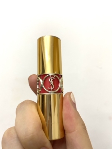 ysl圆管口红12号斩男色,前男友送的,购于韩国免税店,使用