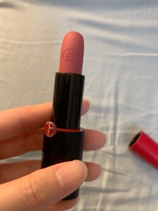 阿玛尼口红105干枯玫瑰 仅试色.直接拍350买的250出