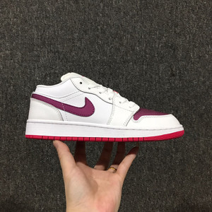 aj1 low 白紫 情人节 低邦乔1 白紫白粉情人节 低帮