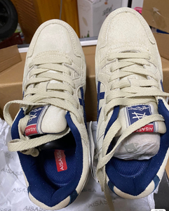 奥瑟士aisassa正品真皮反绒运动鞋跑步鞋板鞋休闲鞋女鞋3