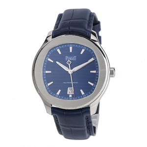95新伯爵蓝盘piaget polo系列g0a43001自动机械男士手表正品夜光
