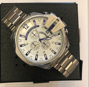 美国代购diesel迪赛手表男黑骑士4477男表