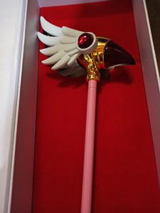 百变小樱魔卡少女樱透明牌鸟头魔法棒可伸缩魔杖