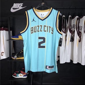 nba黄蜂队三球波尔2号球衣全新带吊牌,高端品质,不是市面上