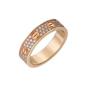 卡地亚排钻戒指