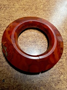 高古战国红缟玛瑙三才环666