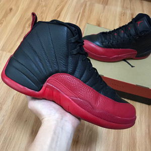 000人付款淘宝air jordan 12 aj12 乔12 反转黑红病倒黑小狐狸师太