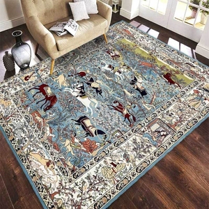 复古民族风波斯现代地毯ins摩洛哥风格客厅卧室地毯