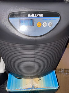 出闲置海缸海水鱼缸海利hc-250a冷水机制冷机,很少使用