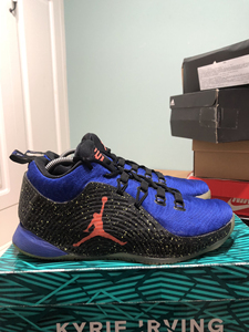 aj篮球鞋cp3保罗10  42.5码 蓝色  二手非全新无