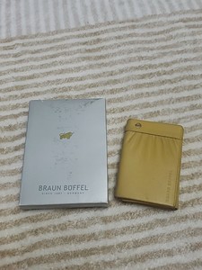BRAUN BUFFEL/德国布兰施女款钱包姜黄色头层皮