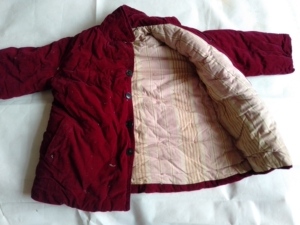 七八十年代东北怀旧花棉袄收藏影视道具0043号,长:58公分