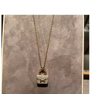 爱马仕constance满钻项链