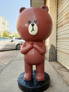 2080元买的160厘米的布朗熊雕塑,现价680元紧急处理