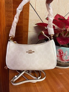 闲置转让美国全新coach奥莱专柜新款麻将包单肩斜挎手提包包