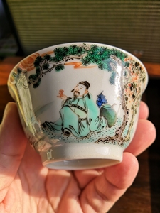 云居堂古彩 太白醉酒 举杯邀明月 非春风小雅立明盛古珍玩自牧