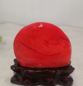 宝贝,南非红玉石,红红火火.适合客厅办公室摆放.高宽厚14