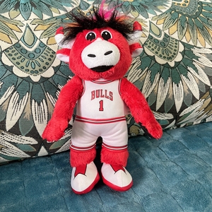nba公牛队吉祥物贝利玩偶公仔毛绒玩具