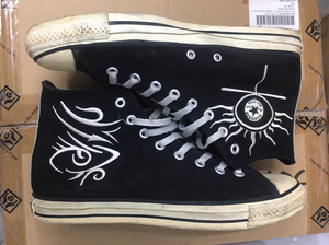 罗德曼 匡威 麂皮 太阳花 rodman converse