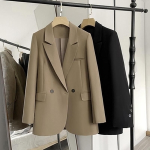 泰缘阁32淘宝zara休闲土色西装官网入 适合高个子女生 衣服s码但