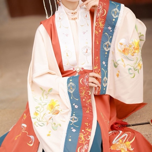 檀香阁原创汉服【金鱼花火】xl全新,大全套,佛系挂,有吊牌和