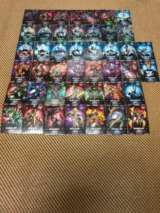 艾克斯奥特曼卡片,艾克斯万代国代版虚拟融合卡片,15——35