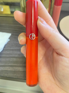 阿玛尼红管唇釉汽水橘色元气色红管401