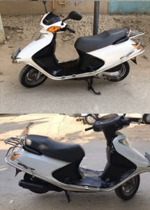 五羊本田喜悦100小公主脚刹系统 二手摩托车踏板 原版原装全