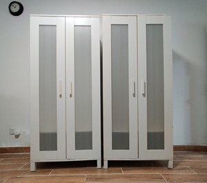 宜家家居ikea阿涅伯双门衣柜简易衣柜储物柜收纳柜