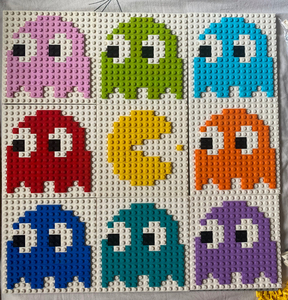 乐高九宫格吃豆人pacman像素画