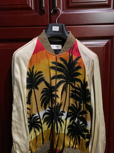 slp椰树夹克 经典丝绸 椰树夹克 50尺码 9新无下水