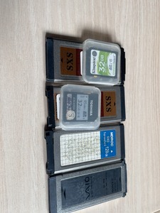 sonyZ280 sxs卡套，sd卡，32g卡，全部出售没有