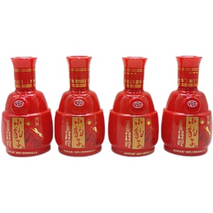 2014年茅台小豹子52度100ml*4瓶浓香型高度白酒 陈年老酒 小酒版