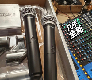全新正品舒尔pg58无线话筒blx288麦克风一拖二传媒公司
