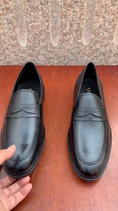 亿欧男士真皮皮鞋原包装特价得